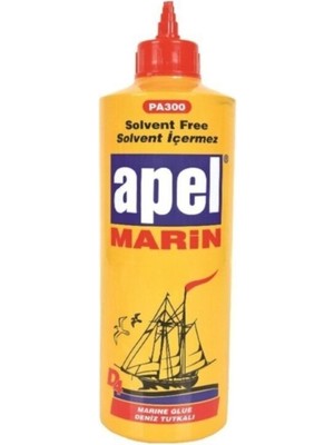Apel Marin Poliüretan Deniz Tutkalı - Suya Dayanıklı, Yüksek Yapıştırma Gücü ve Ahşap Uyumlu, 600 ml