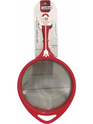 Renkli Lale Süzgeç, 22 Cm, Şık ve Kullanışlı Mutfak Gereci