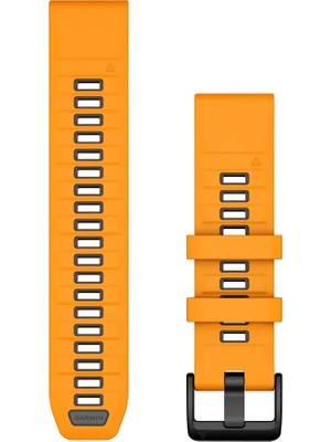 Garmin Quickfit 22 mm Yedek Kayış - Turuncu/grafit