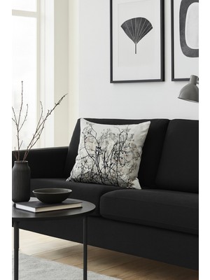 Duck Ağaç Kırlent Kılıfı Gri 40X40