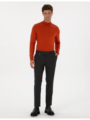 Pierre Cardin Erkek Antrasit Slim Fit Kumaş Pantolon 50317628-VR006