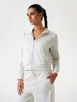 Guess V5YQ07K0282 Peony Taped Fullzıp Kadın Sweatshirt