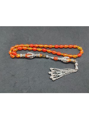 Zeyn Usta Eseri Imame Gümüş Nakkaş Pençe Model Sıkma Kehribar Sertifikalı 8394