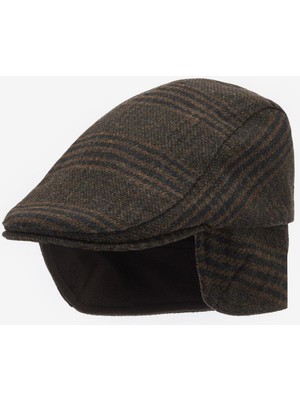 Barbour Cheviot Flat Kasket BR71 Brown Check