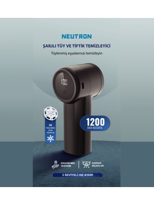 Neutron NTL-LR-10S  Şarjlı Tüy ve Tiftik Temizleyici