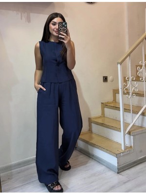 Kolsuz Bluz Pantolon Takım