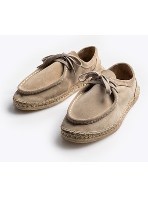 Süet Bej Ayakkabı