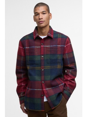 Barbour Chapter Tailored Check Gömlek TN69 Winterberry Tartan