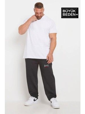 Erkek Büyük Beden Buyuk Brooklyn Baskılı Ince Eşofman Altı  SPR25BEA50