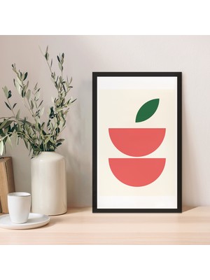 Modern Tablo Zeminli Açık Bej Minimal Tablo