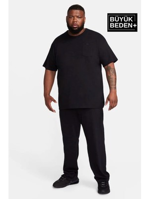 Superlife Erkek Büyük Beden SPR25BEA52 İnce Eşofman Altı Normal Bel ve Boru Paça Tasarımıyla Konforlu