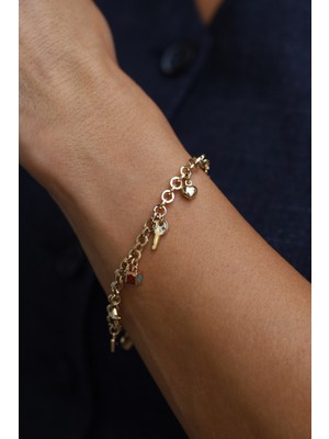 14 Ayar Altın Cetaş Eterna Bileklik