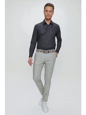 P 1111 Slim Fit Taş Spor Pantolon