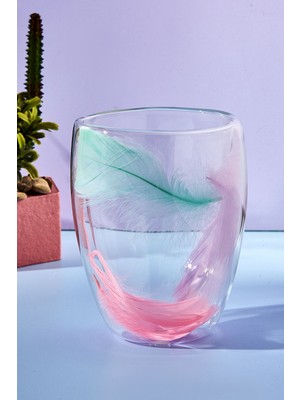 Double Feather 350 ml Bardak
