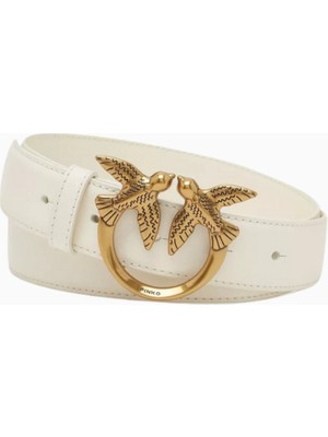 Love Berry H3 Deri Kemer, Antique Gold