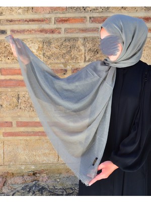 Konfor Bambu Şal Gri – Tok Duruşlu, Kaymaz