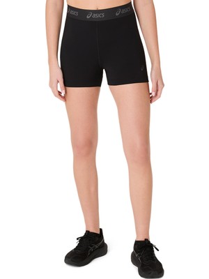 Asics Essential Asics Logo 3In Tight Kadın Siyah Tayt 2032D266-001
