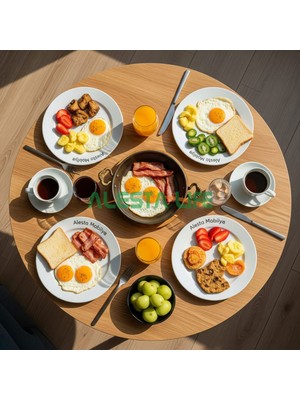 Alesta Life Klasik Yuvarlak Katlanır Yer Sofrası - 78 cm x 21 cm, Metal Ayaklı