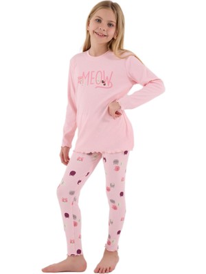 Rolypoly Kız Çocuk Pembe Pijama Takımı
