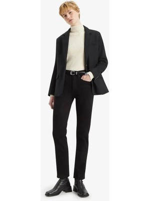 Levi's  724 Streç Pamuklu Straight Fit Yüksek Bel Düz Paça Jeans Bayan Kot Pantolon A7744