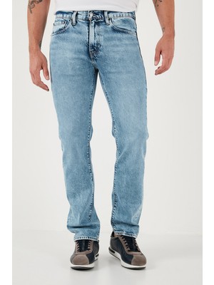 Levi's 505 Streç Pamuklu Regular Fit Düz Paça Jeans Erkek Kot Pantolon 001T2
