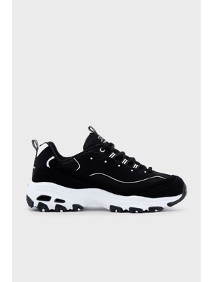Skechers D'lites - March Forward Deri ve Süet Karışımlı Sneaker Ayakkabı Bayan Ayakkabı 13148 Bkw