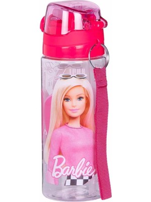 Kız Çocuk Barbie Matara Pembe Renk 500 ml 1 Adet Lisanslı Barbi Suluk Okul Matarası Öğrenci Suluğu