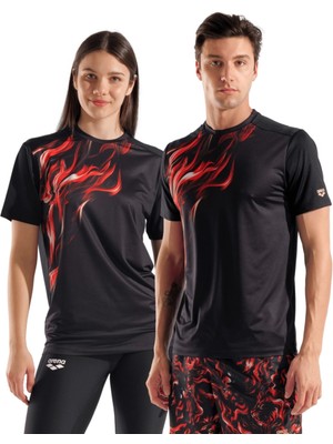 Graphic Indomitus Unisex Siyah Günlük Stil T-Shirt 010677550