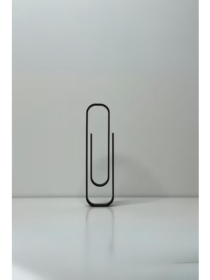 Minimalist Ataç Çizgi Sanat Dekoru, Ataş Şekli Heykel, Ev Ofis Dekoru
