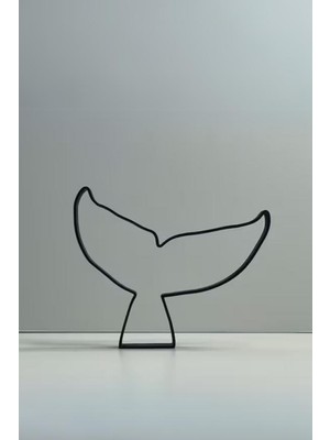 Balina Kuyruğu, Minimalist Sanat Heykel, Doğa Hediye Fikri, 3D Baskılı Hediye, Ev Ofis Dekoru