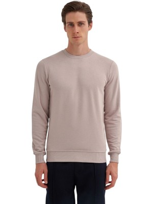 Cazador Caz Bisiklet Yaka Gri Erkek Sweatshirt