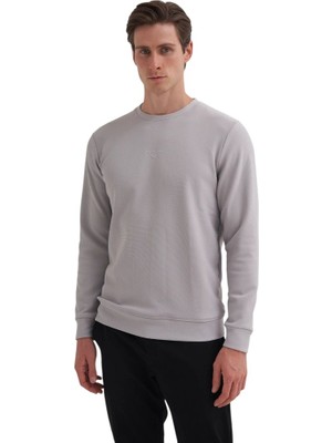 Cazador Caz Bisiklet Yaka Gri Erkek Sweatshirt 51520