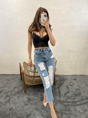 Sensuelle 5998 Kot Pantolon-Mavi