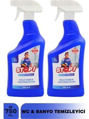Stop Forte 2'li Tuvalet/wc ve Banyo Temizleyici