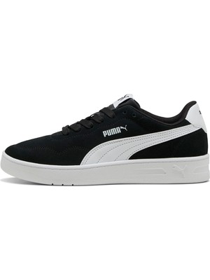 Puma Court Lally SD Kadın Siyah Sneaker Nefes Alabilir Yapı ile Günlük Kullanıma Uygun 37,5