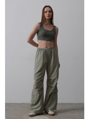 Sensuelle Paraşüt Cargo Pantolon - Haki
