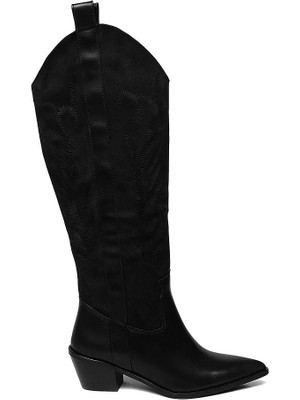 Bestello Bağcıksız Neolit Taban Western Çizme 281-230-W Kadın Çizme