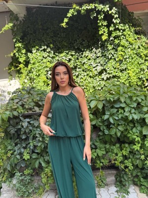 Sensuelle Kadın Omuz Askılı Döküm Detay Salaş Sandy Bluz