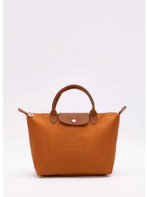 Kahve Deri Kapaklı Omuz Çantası