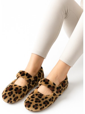 Ultra Yumuşak Peluş Kadın Ev Babeti Ses Yapmaz Hafif Taban Panduf