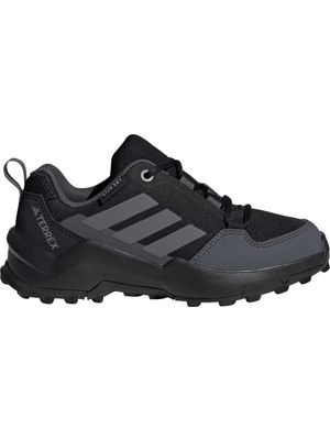 adidas Terrex Ax4R Çocuk Siyah Yürüyüş Ayakkabısı Su Geçirmez Aşınmaya Dayanıklı Kumaş