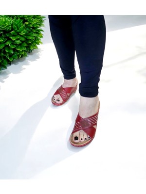 Gökçe Kundura 11259 Kadın Terlik Silikon Topuk Dikeni Terliği