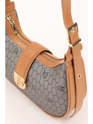 Levidor 930211 Platin Kadın Omuz Çantası