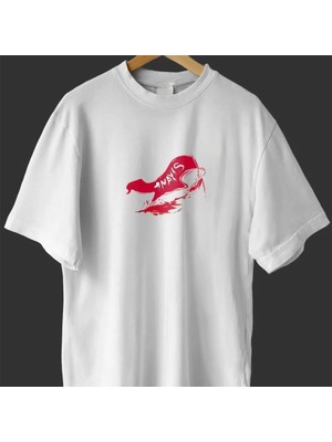 1 Ayıs Emekçilerimiz Için Özel Tasarım 1 Ayıs Baskılı Tshirt  Beyaz