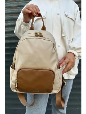 Just Polo Ithal Saten Deri Kadın Okul ve Sırt Çantası