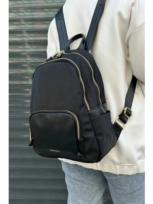 Just Polo Ithal Saten Deri Kadın Okul ve Sırt Çantası