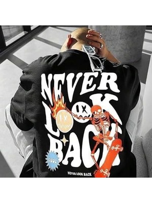 Erkek Bisiklet Yaka Kısa Kol Baskılı Tshirt  Iyah