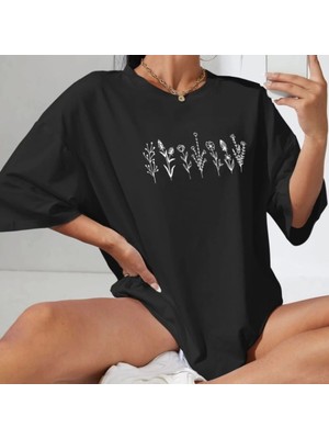 Baskılı Oversize Tshirt  Iyah