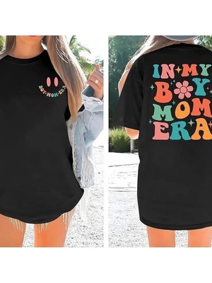 Bisiklet Yaka Kısa Kol Baskılı Tshirt  Iyah