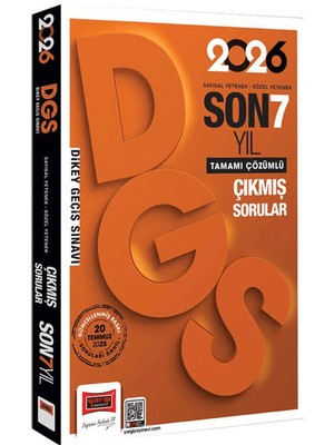 Yargı Yayınevi Yargı 2026 DGS Sayısal-Sözel Yetenek Son 7 Yıl Çıkmış Sorular Yar